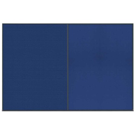 United Visual Products Enclosed Corkboard, 1 Door, 60"x36", 4" Fra UV3403-WHITE-DBURGU